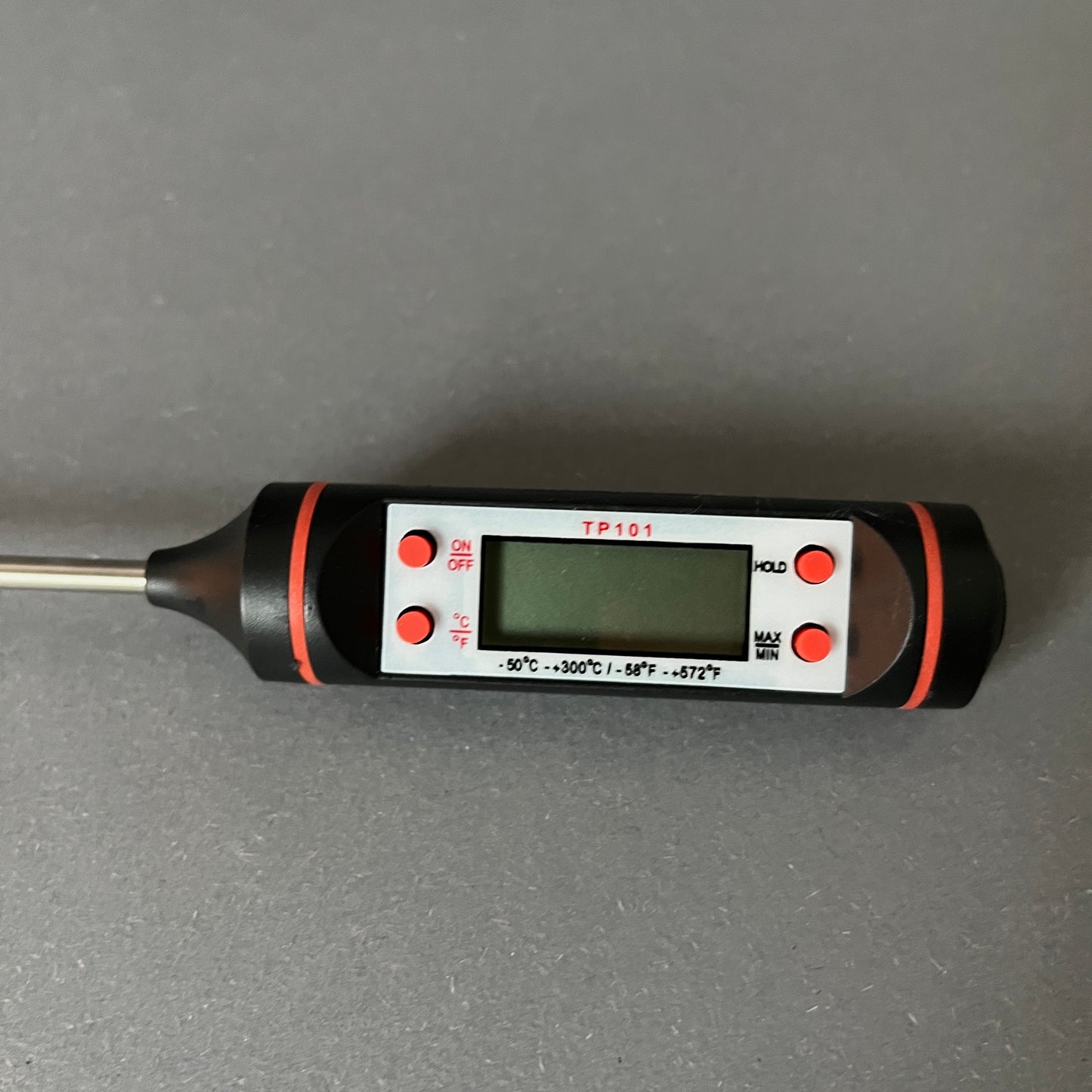 Display des Stabthermometers zum Wachs Schmelzen